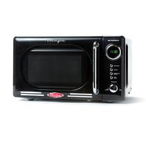 Forno de Microondas Nostalgia Retro Compacto 0,7 pés Cúbicos - 700W - Preto