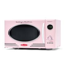 Forno de Microondas Nostalgia Retro Rosa - 0,9 pés Cúbicos, 800W