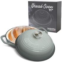 Forno de Pão Segretto 28cm Ferro Fundido Esmaltado Cinza Forno de Pão Segretto 28cm Ferro Fundido Esmaltado Cinza