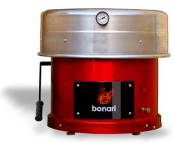 Forno De Pizza A Gás Bonari B-350 Alumínio Vermelho Forno De Pizza A Gás Bonari B-350 Alumínio Vermelho