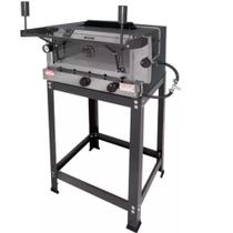 Forno de Pizza a Gás MR Fogões 45x45cm com Infravermelho e Cavalete