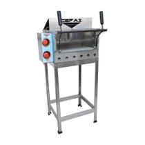 Forno de Pizza a Gás Refratário C/ Grill Infravermelho e Cavalete - Cefaz Forno de Pizza a Gás Refratário C/ Grill Infravermelho e Cavalete - Cefaz