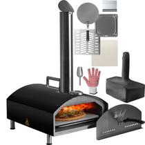 Forno de pizza ao ar livre Deco Chef 13" Stone 3 camadas de aço