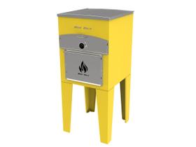 Forno de Pizza e Churrasqueira 2 em 1 - BASE ALTA - AMARELO Forno de Pizza e Churrasqueira 2 em 1 - BASE ALTA - AMARELO