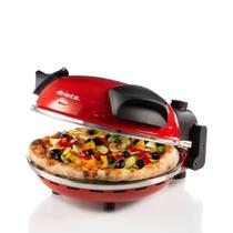 Forno De Pizza Focaccia Elétrico Bancada Ariete By Delonghi com Pedra Refratoria Rápido 4 Min 220v Desing Italiano 1200w 400ºc