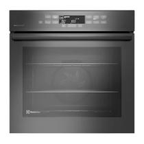 Forno electrolux de embutir elétrico 80l expert vaporbake e conectividade cinza 220v oe8ew