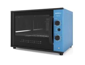 Forno eletrico 127v ou 220v nardelli top 60 60l blue