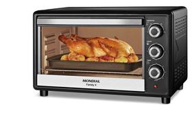 Forno Elétrico 42L Family II Mondial Preto/Inox 1600W - FRN-42-B Forno Elétrico 42L Family II Mondial Preto/Inox 1600W - FRN-42-B
