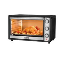 Forno Elétrico 60L Family Grill Inox Mondial Preto e Inox 1800W FRN60BI 220V