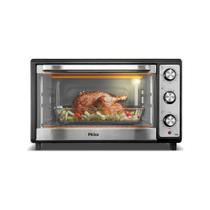 Forno Elétrico 65 Litros Philco Dupla Resistência Bancada Preto PFE65 220V