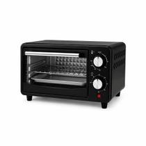 Forno Elétrico 800W com Timer e Luz Indicadora para Pães Lanches e Torradas Forno Elétrico 800W com Timer e Luz Indicadora para Pães Lanches e Torradas