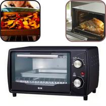 Forno Elétrico Bak 10 Litros 110v ou 220v 1000w Bancada Master Cozinheiro Compacto Na cozinha Com Timer Desligamento - Jodi