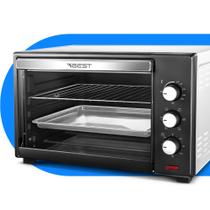 Forno Eletrico Best 48 Litros Plus Preto/Branco 220V 2000W Forno Eletrico Best 48 Litros Plus Preto/Branco 220V 2000W