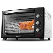 Forno Elétrico Best 60 Litros Plus Com Espeto Giratório Preto/Branco 1800W 127V