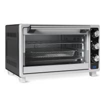 Forno Elétrico com Air Fryer Amazon Basics 23 qt 6 fatias 1500 W Forno Elétrico com Air Fryer Amazon Basics 23 qt 6 fatias 1500 W
