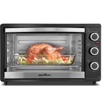 Forno Elétrico de Bancada 36L Britânia BFE41P 127V Dupla Resistência 1500W Timer 60 Minutos Preto