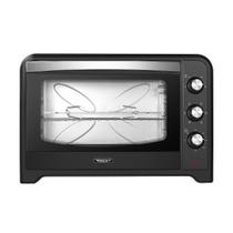 Forno Elétrico de Bancada Best Plus RL - 70 Litros, Preto/Branco