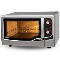 Forno Elétrico de Bancada Fischer Gourmet Grill Autolimpante 44L 1750W Prata 220V Forno Elétrico de Bancada Fischer Gourmet Grill Autolimpante 44L 1750W Prata 220V