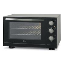 Forno Elétrico de Bancada Fischer Turbo 2.4 New 48L Preto Forno Elétrico de Bancada Fischer Turbo 2.4 New 48L Preto