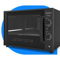 Forno Elétrico De Bancada Fogatti Top 60 Litros Função Grill Preto 220V