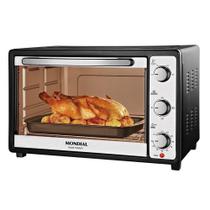 Forno Elétrico de Bancada Mondial 52 Litros FR-52 Grand Family II 1800W Preto/Inox