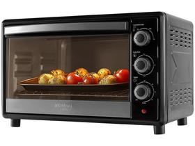 Forno Elétrico de Bancada Mondial com Timer 42L - Preto Family II FR-42