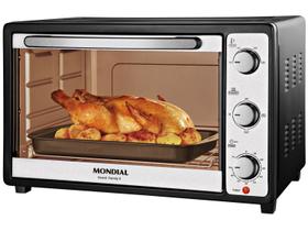 Forno Elétrico de Bancada Mondial com Timer - 52L Grand Family II FR-52 Forno Elétrico de Bancada Mondial com Timer - 52L Grand Family II FR-52
