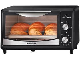 Forno Elétrico de Bancada Mondial com Timer 6L Preto Pratic Cook FR-09