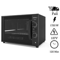 Forno Elétrico De Bancada Nardelli Top 60 Grill Dourador Premium Preto 1750W 60 Litros 127V