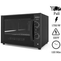 Forno Elétrico De Bancada Nardelli Top 60 Grill Dourador Premium Preto 1750W 60 Litros 220V