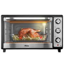 Forno Elétrico de Bancada Philco 66 Litros PFE66BM - 1800W, Preto Forno Elétrico de Bancada Philco 66 Litros PFE66BM - 1800W, Preto
