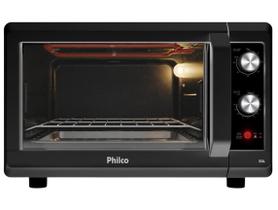 Forno Elétrico de Bancada Philco Autolimpante 50L Preto PFE56A Forno Elétrico de Bancada Philco Autolimpante 50L Preto PFE56A