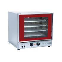 Forno Elétrico de Convecção FETP Vermelho 4 Assadeiras Modelo Turbo Professional Analógico Titã