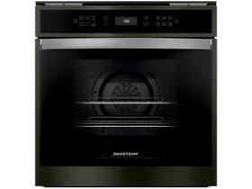Forno Elétrico de Embutir Brastemp de Convecção e Grill 84L Black Inox Eclipse Collection BOT84AP