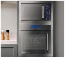 Forno Eletrico de Embutir Electrolux 80 Litros Inox 220V OE9XT + Micro-ondas de Embutir 34 Litros Inox - 220v - MX43T