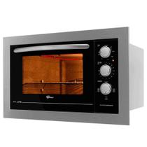 Forno Elétrico de Embutir Fischer, Fit Line, 48 Litros, Autolimpante, Inox Forno Elétrico de Embutir Fischer, Fit Line, 48 Litros, Autolimpante, Inox