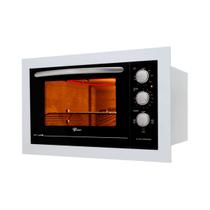 Forno Elétrico de Embutir Fischer Fit Line 48 litros Branco