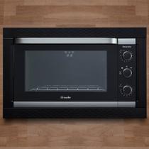 Forno Elétrico de Embutir Mueller Decorato Preto 44L