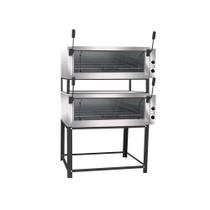 Forno Elétrico de Lastro Industrial Roma Inox Duplo FERID90 Porta Guilhotina Venâncio