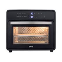 Forno Elétrico e Air Fryer Oven Pizza EOS 30 Litros Premium Digital All Black EFE30APD 220V