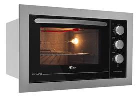Forno Eletrico Embutir 48l Inox 220v Grill Cook - Fischer 220v Prateado Forno Eletrico Embutir 48l Inox 220v Grill Cook - Fischer 220v Prateado