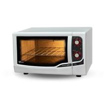 Forno eletrico fischer gourmet grill bancada 44l prata 127v 9741-79183