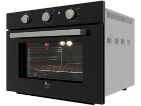 Forno Elétrico Fischer Infinity De Embutir 50L Com Grill Preto 127V