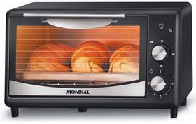 Forno eletrico mondial 6l preto 110v 650w - c/ grelha Forno eletrico mondial 6l preto 110v 650w - c/ grelha