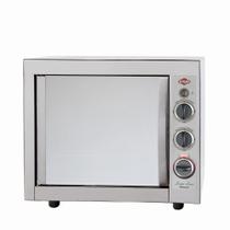 Forno Elétrico Super Luxo Inox Advanced Layr 46 Litros Com Lâmpada Interna e Prateleira Removível em 03 Posições