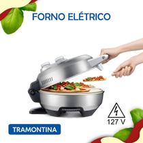 Forno Elétrico Tramontina by Breville para Pizza em Aço Carbono com Base em Cerâmica 30 cm 127 V