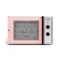 Forno Elétrico Turbo 4 Esteiras And Aço Rosa Profissional