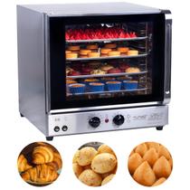 Forno Elétrico Turbo De Convecção Professional FETP Industrial 3040W Inox Com 4 Assadeiras Titã Forno Elétrico Turbo De Convecção Professional FETP Industrial 3040W Inox Com 4 Assadeiras Titã