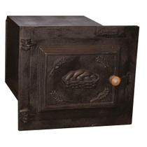 Forno em Ferro Fogão a Lenha Médio Porta Ferro 50x42x35cm Forno em Ferro Fogão a Lenha Médio Porta Ferro 50x42x35cm