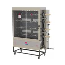 Forno Frangueira Giratória a Gás Industrial PR 621 20 Frangos Inox Progás Forno Frangueira Giratória a Gás Industrial PR 621 20 Frangos Inox Progás